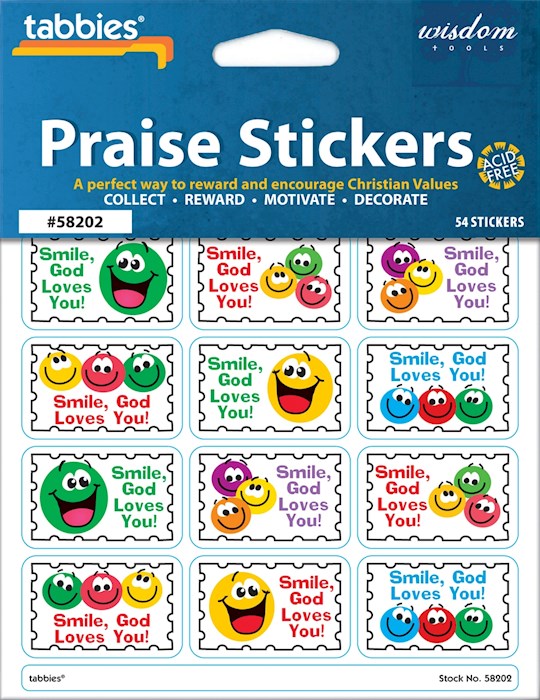 {=Praise Stickers-Smiley w/Praise Chart  (Pack of 54)}