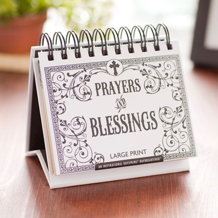 {=Calendar-Prayers And Blessings-Large Print (Day Brightener)}