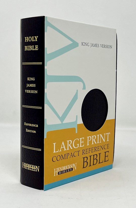 {=KJV Large Print Compact Reference Bible-Espresso Flexisoft}