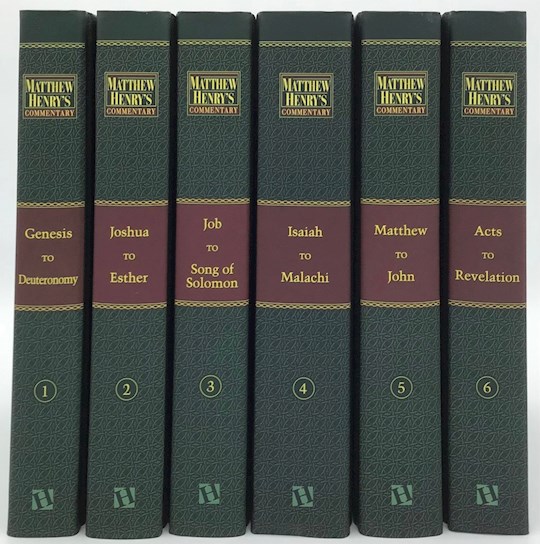 {=Matthew Henry's Commentary On The Whole Bible (6 Volumes)}