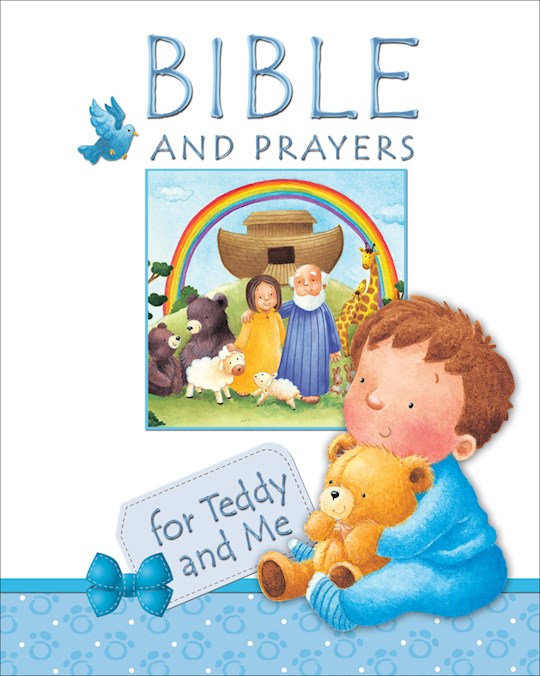 {=Bible And Prayers For Teddy And Me-Blue}