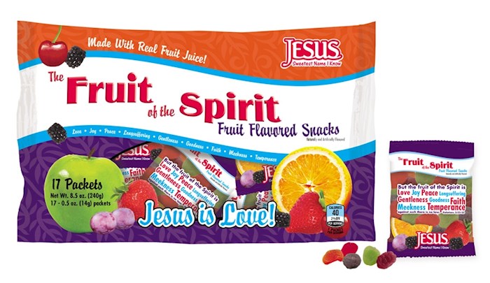 {=Candy-Fruit of The Spirit Gummy Fruit Snack (Pack Of 17)}