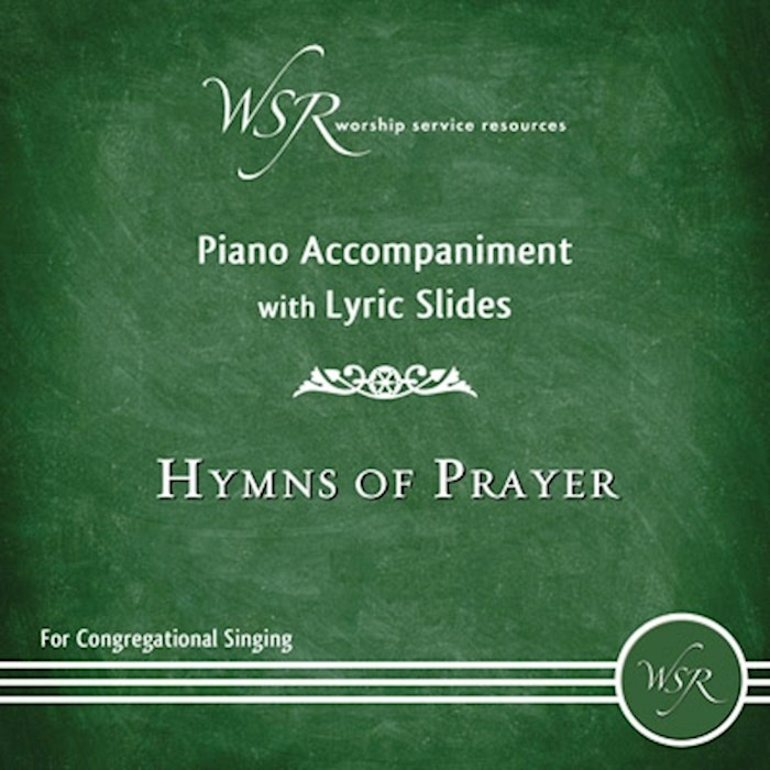 {=Audio CD-Hymns Of Prayer-Piano Accompaniment With Lyric Slides DVD}