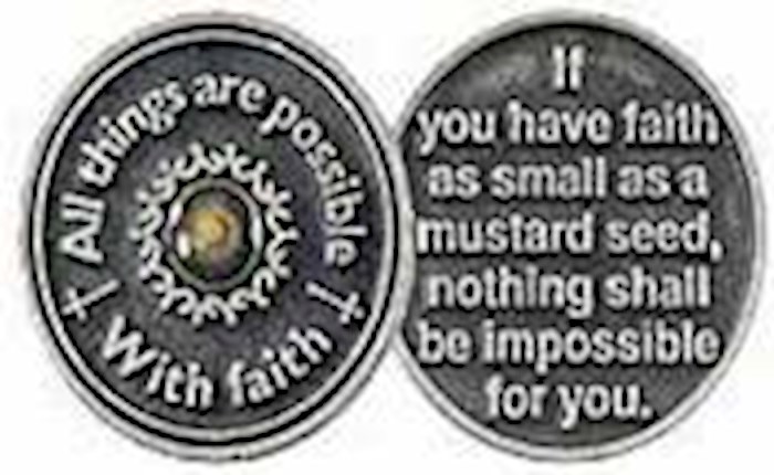 {=Coin-Mustard Seed Coin & Card (Pack of 25)}