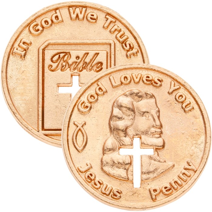 {=Coin-Jesus Penny (Pack of 50) }