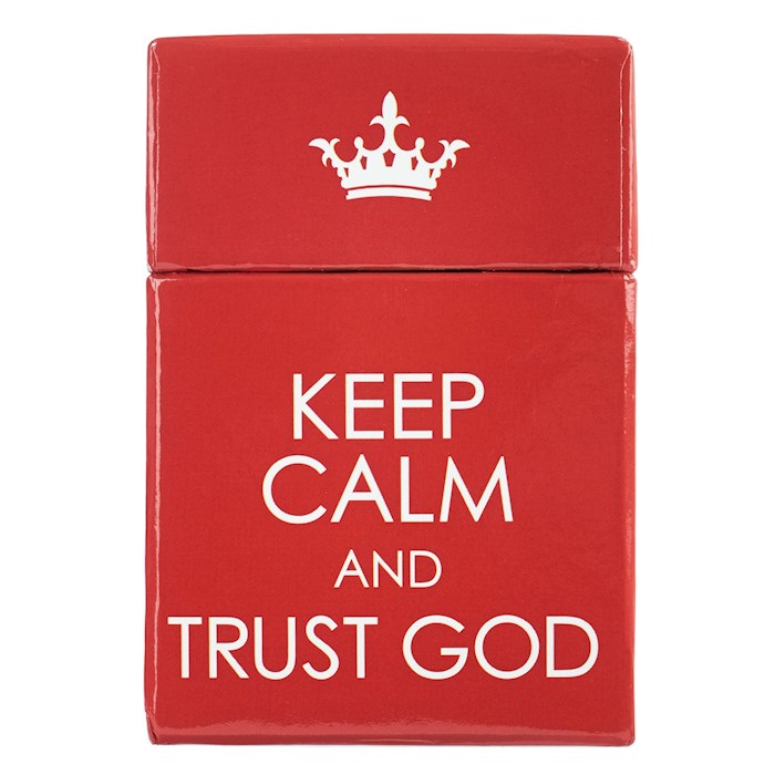 {=Box Of Blessings-Keep Calm And Trust God}