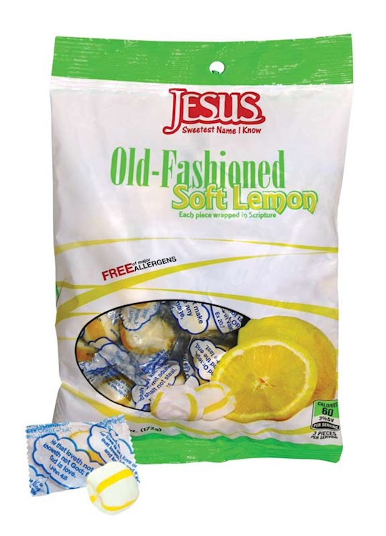{=Candy-Scripture Old-Fashioned Soft Lemon (6.05 Oz Bag)}