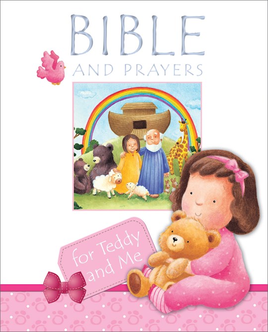 {=Bible And Prayers For Teddy And Me-Pink }