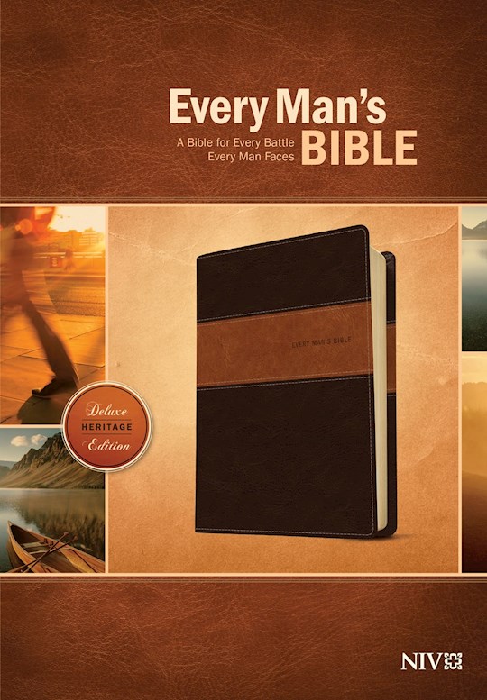{=NIV Every Man's Bible-Deluxe Heritage Edition-Brown/Tan TuTone}