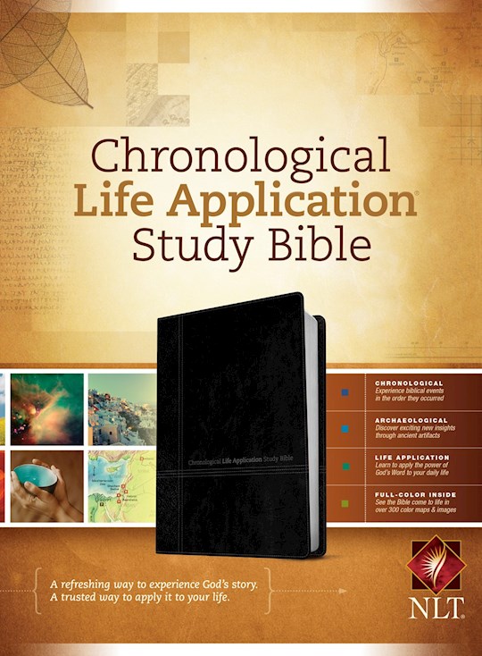 {=NLT Chronological Life Application Study Bible-Black/Onyx TuTone}