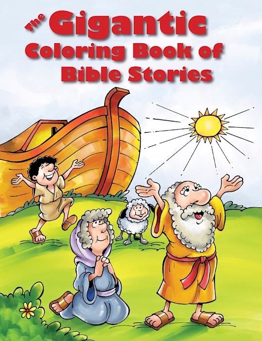 {=Coloring Book-The Gigantic Coloring Book Of Bible Stories (Happy Day)}