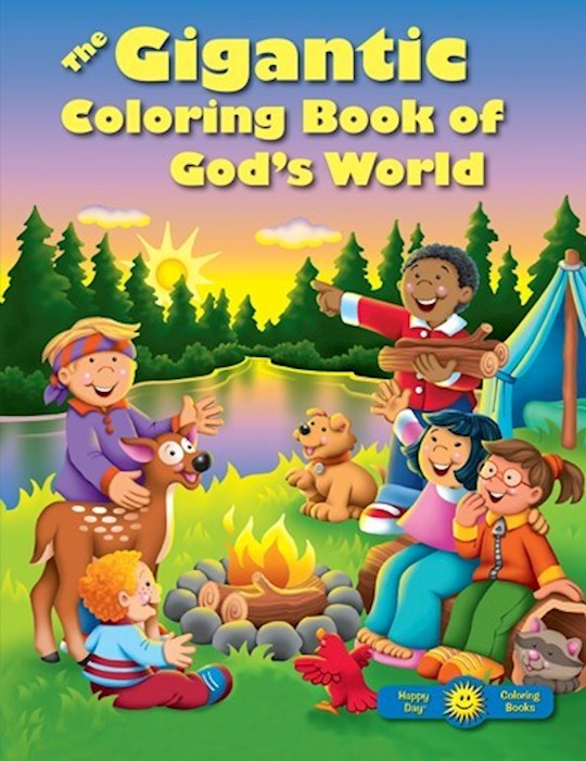 {=The Gigantic Coloring Book Of Gods World (Happy Day)}