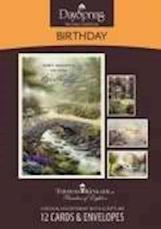 {=Card-Boxed-Birthday-For You-Thomas Kinkade (Box Of 12)}