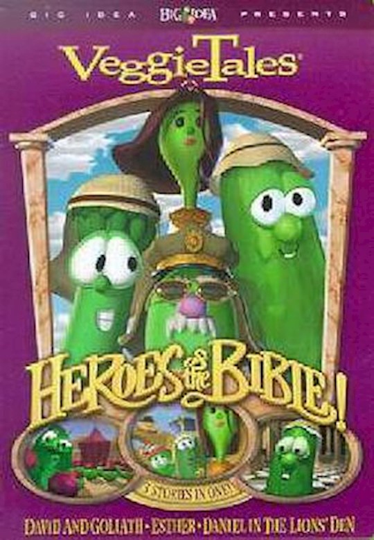 {=DVD-Veggie Tales: Heroes Of the Bible V1/Lions Shepherds & Queens (O My!)}