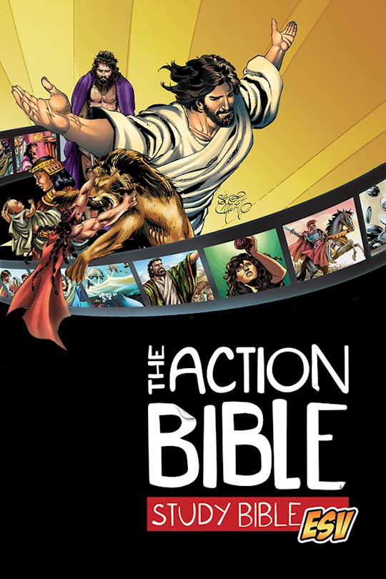 {=ESV The Action Bible Study Bible-Hardcover (#134131) }