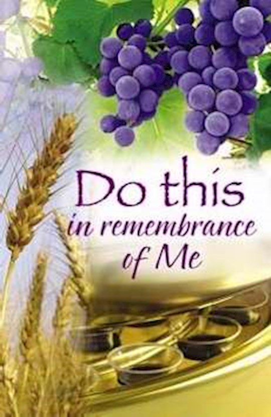 {=Bulletin-Do This In Remembrance Of Me (1 Corinthians 13:13) (Pack Of 100)}