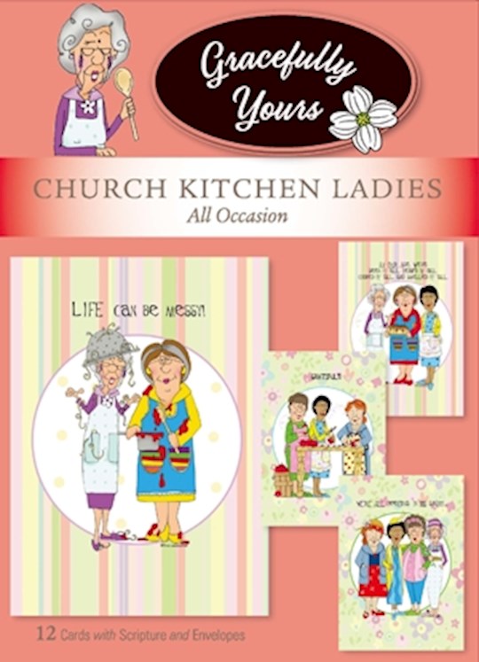 {=CARD-BOXED-ALL OCCASION-CHURCH KITCHEN LADIES #128 (BX/12)}