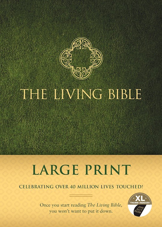 {=TLB The Living Bible/Large Print-Hardcover Indexed}