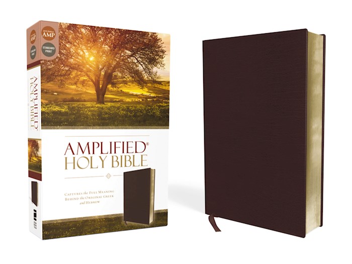 {=Amplified Holy Bible (Revised)-Burgundy Bonded Leather}