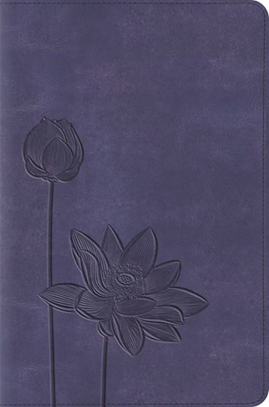 {=ESV Compact Bible-Lavender Bloom TruTone}