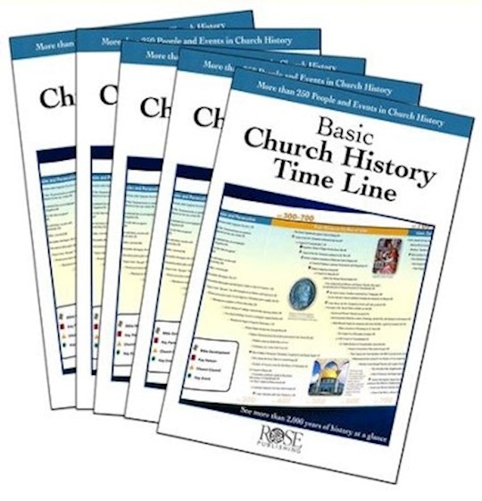 {=Basic Church History Time Line Pamphlet (Pack Of 5)}