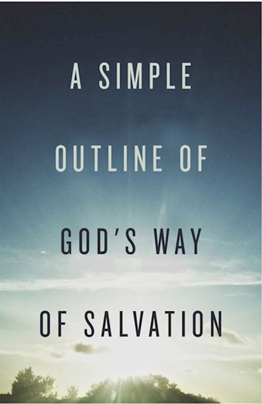 {=Tract-A Simple Outline Of God's Way Of Salvation (ESV) (Pack Of 25)}