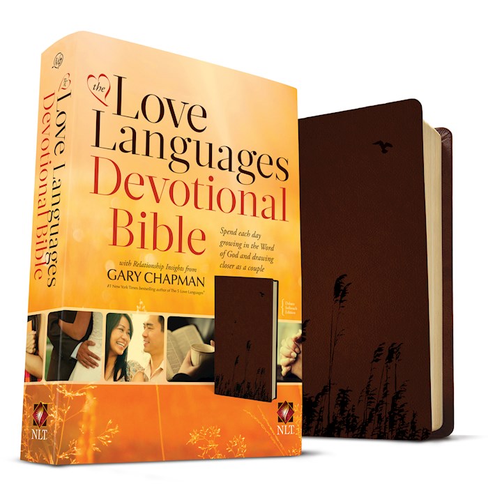 {=NLT Love Languages Devotional Bible-Chocolate Soft Touch}