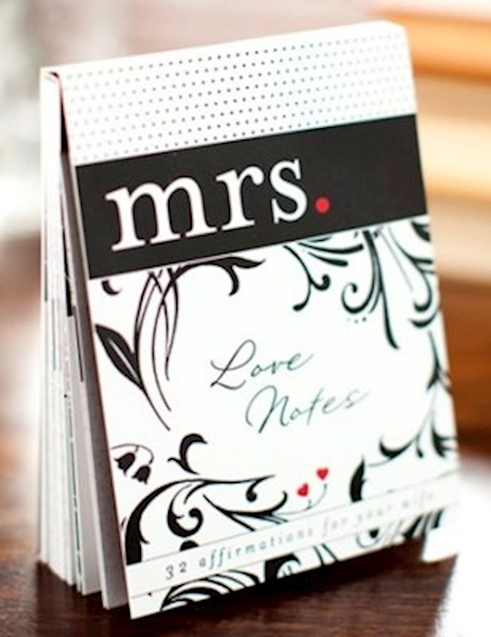 {=Note Card-Mrs. Love Notes: 32 Affirmations For Your Wife (Pack of 32) }