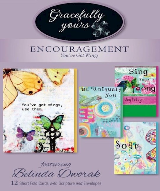 {=CARD-BOXED-ENCOURAGEMENT-YOU'VE GOT WINGS #138 (BOX OF 12)}
