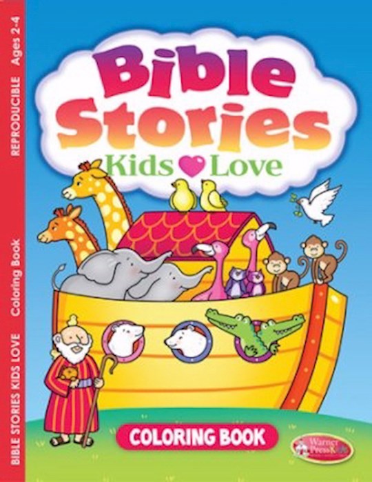{=Bible Stories Kids Love Coloring Book (Ages 2-4)}