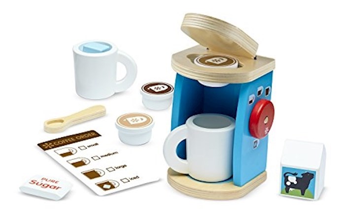 {=Pretend Play-Brew & Serve Coffee Set (11 Pieces) (Ages 3+)}