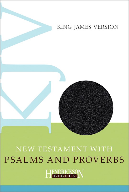{=KJV New Testament With Psalms & Proverbs-Black Imitation Leather}