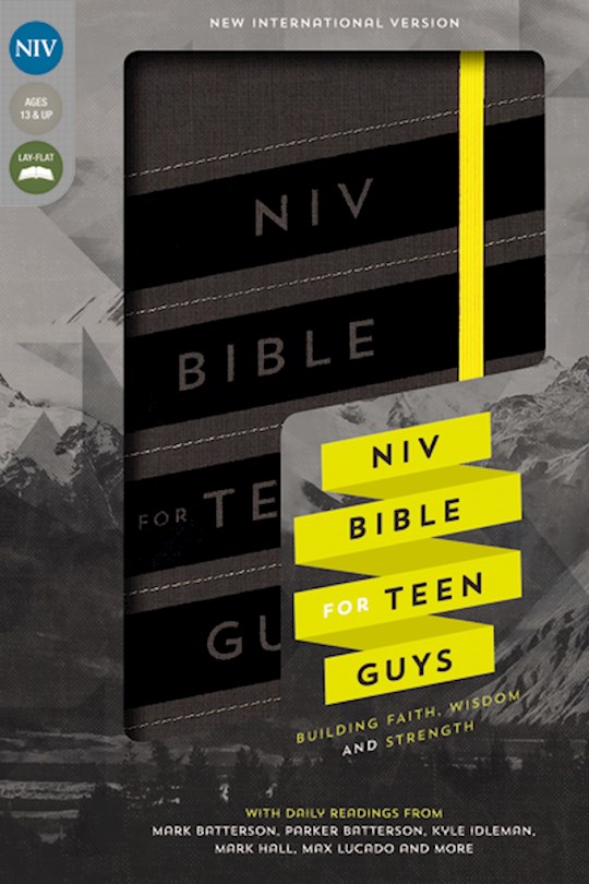 {=NIV Bible For Teen Guys-Charcoal Duo-Tone}