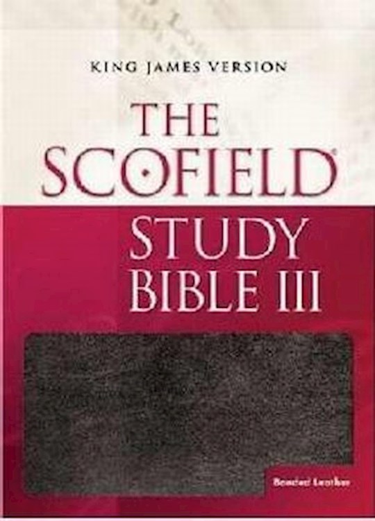 {=KJV Scofield Study Bible III-Black Bonded Leather Indexed}