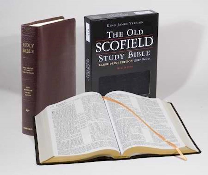 {=KJV Old Scofield Study Bible/Large Print-Burgundy Bonded Leather}