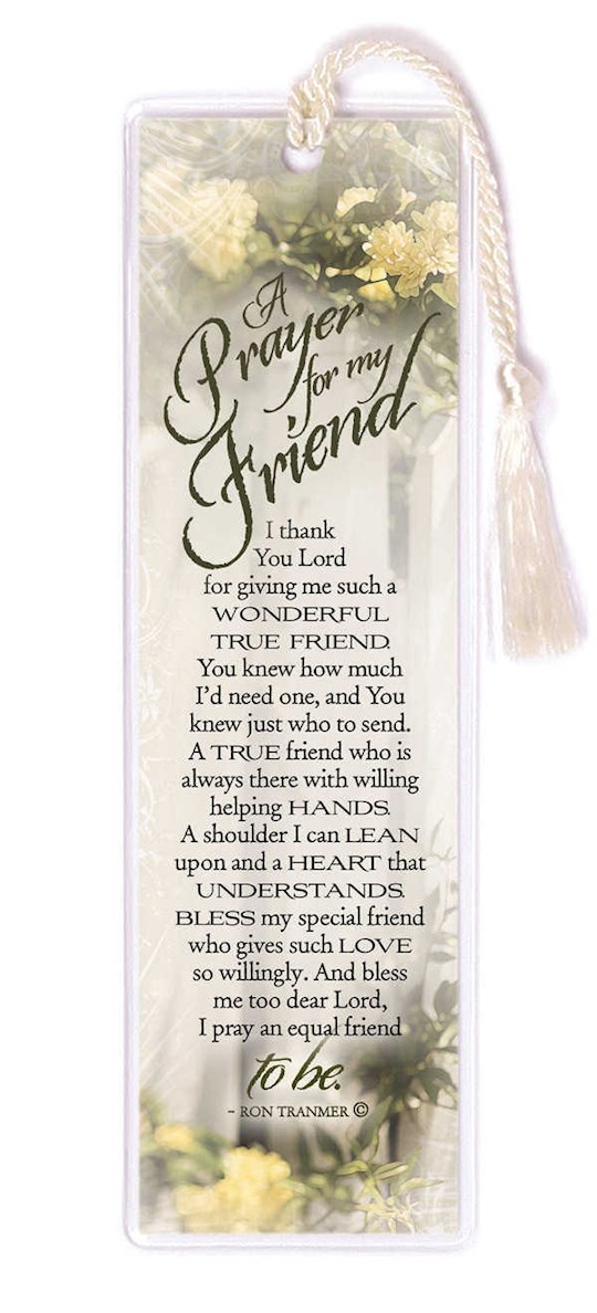 {=Bookmark-A Prayer For My Friend (Pack Of 6)}