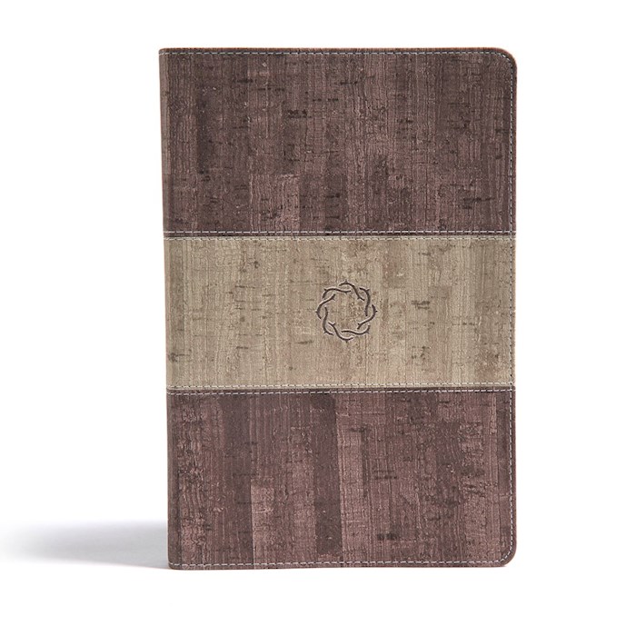 {=CSB Essential Teen Study Bible-Weathered Gray Cork LeatherTouch}