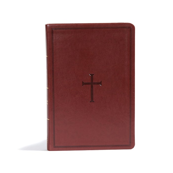 {=CSB Giant Print Reference Bible-Brown LeatherTouch Indexed}