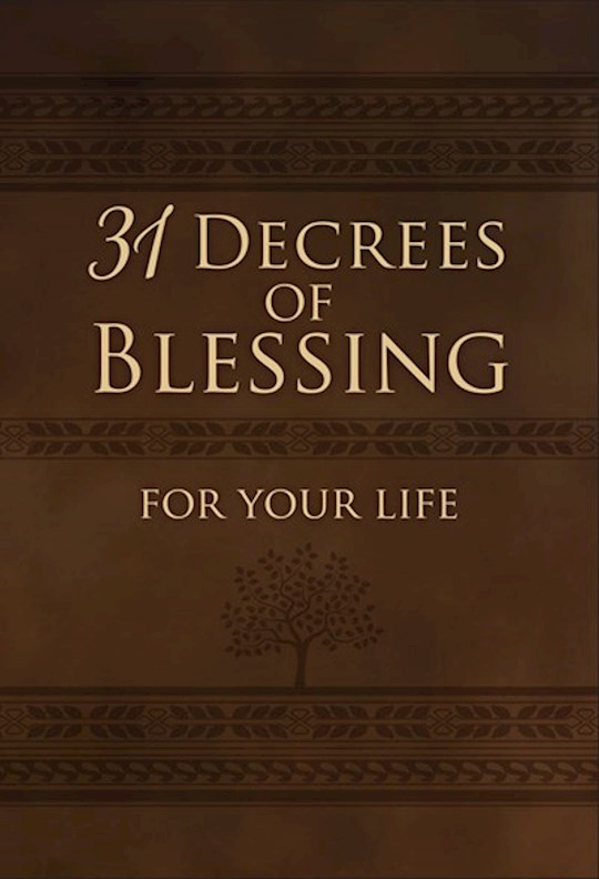 {=31 Decrees Of Blessing For Your Life-Faux Leather}