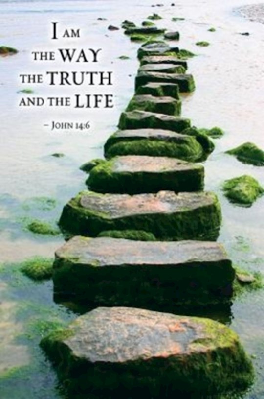 {=Bulletin-I Am The Way  The Truth/Stone Path Scripture Series (John 14:6)  (Pack Of 100)}