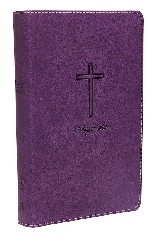 {=KJV Deluxe Gift Bible (Comfort Print)-Purple Leathersoft}