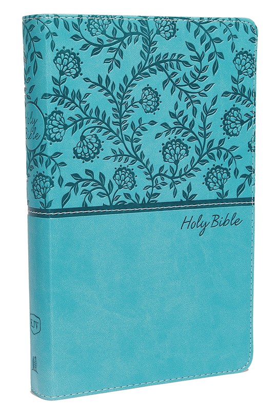 {=KJV Deluxe Gift Bible (Comfort Print)-Turquoise Leathersoft}