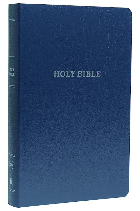 {=KJV Gift & Award Bible (Comfort Print)-Navy Blue Leatherflex}