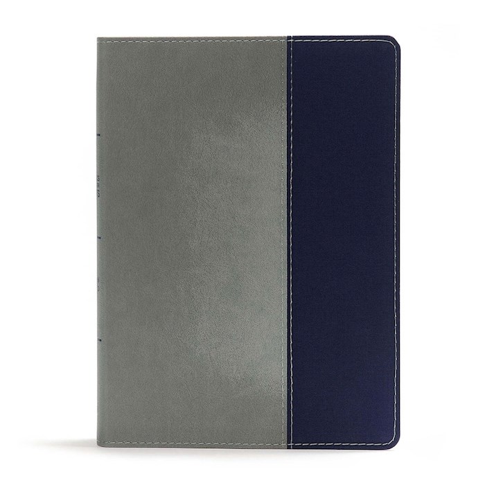 {=CSB Apologetics Study Bible For Students-Gray LeatherTouch/Navy Cloth}