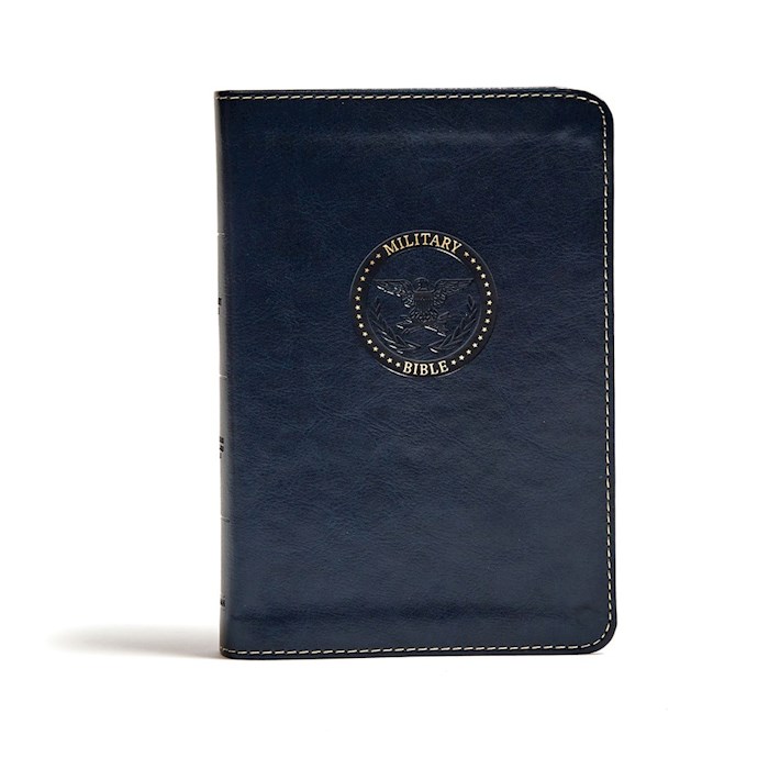{=CSB Military Bible (For Sailors)-Navy Blue LeatherTouch}