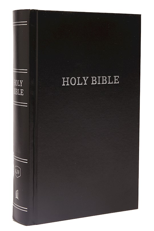 {=KJV Large Print Pew Bible (Comfort Print)-Black Hardcover}