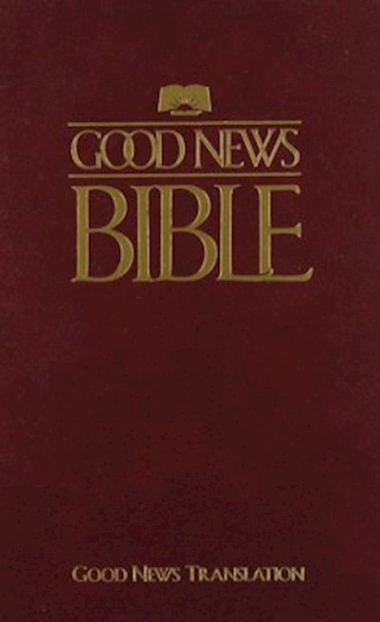 {=GNT Good News Text Bible-Maroon Hardcover}