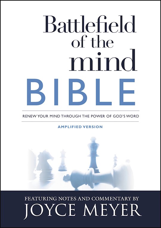 {=Amplified Battlefield Of The Mind Bible-Softcover}