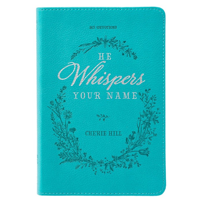 {=He Whispers Your Name-Teal LuxLeather}