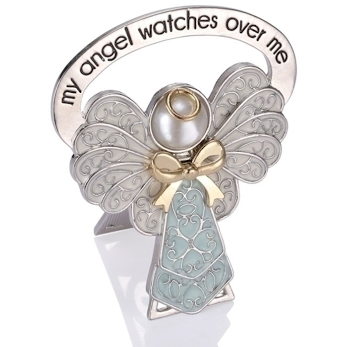 {=Child Bedside Angel-My Angel Watches Over Me-Blue (Carded)}